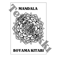 Mandala boyama sayfası – sakinleştirici desenler çocuklar için