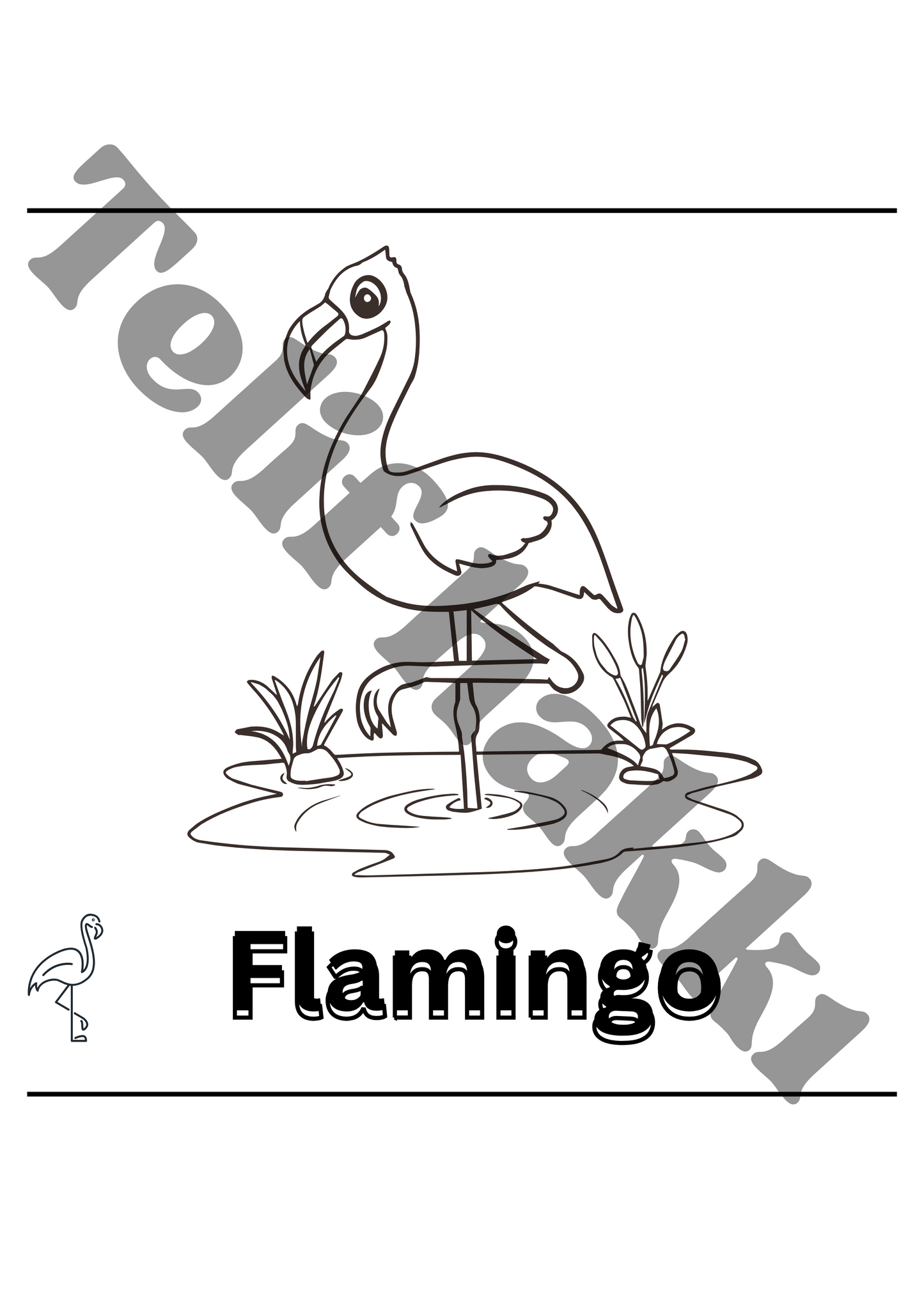 Çocuklar için hayvan boyama kitabı – yazdırılabilir PDF etkinliği, 30 farklı hayvan