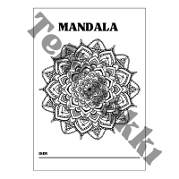 Çocuklar için boyama etkinliği – mandala deseni indirilebilir