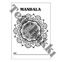 Çocuklar için boyama etkinliği – mandala deseni indirilebilir