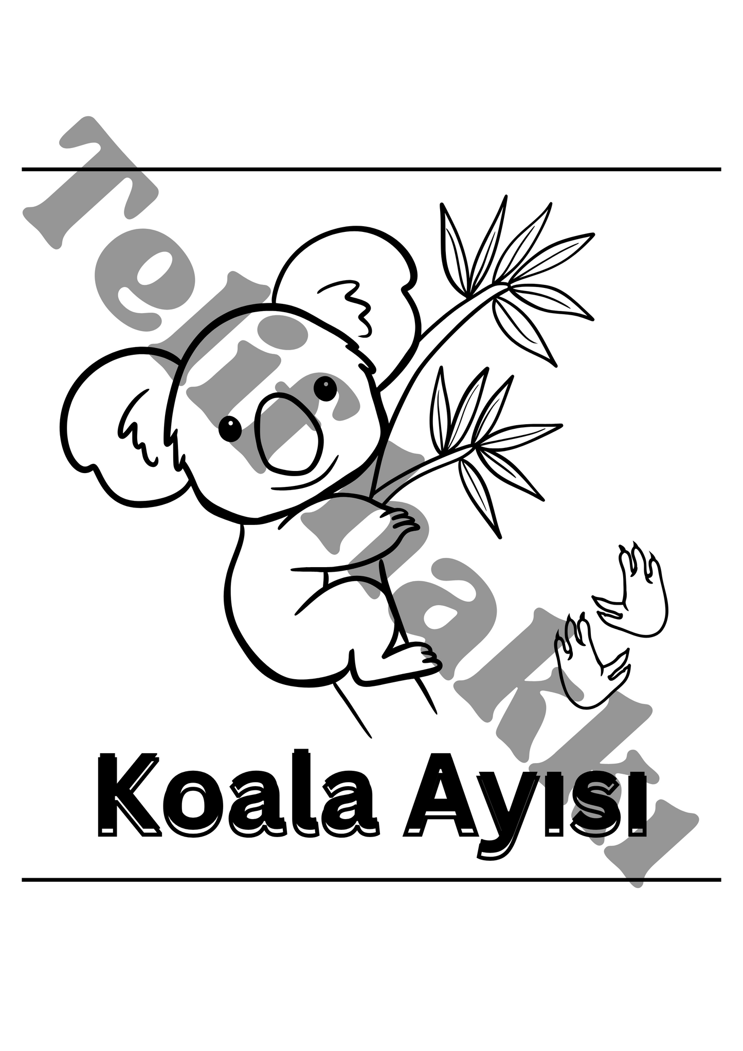 Çocuklar için hayvan boyama kitabı – yazdırılabilir PDF etkinliği, 30 farklı hayvan