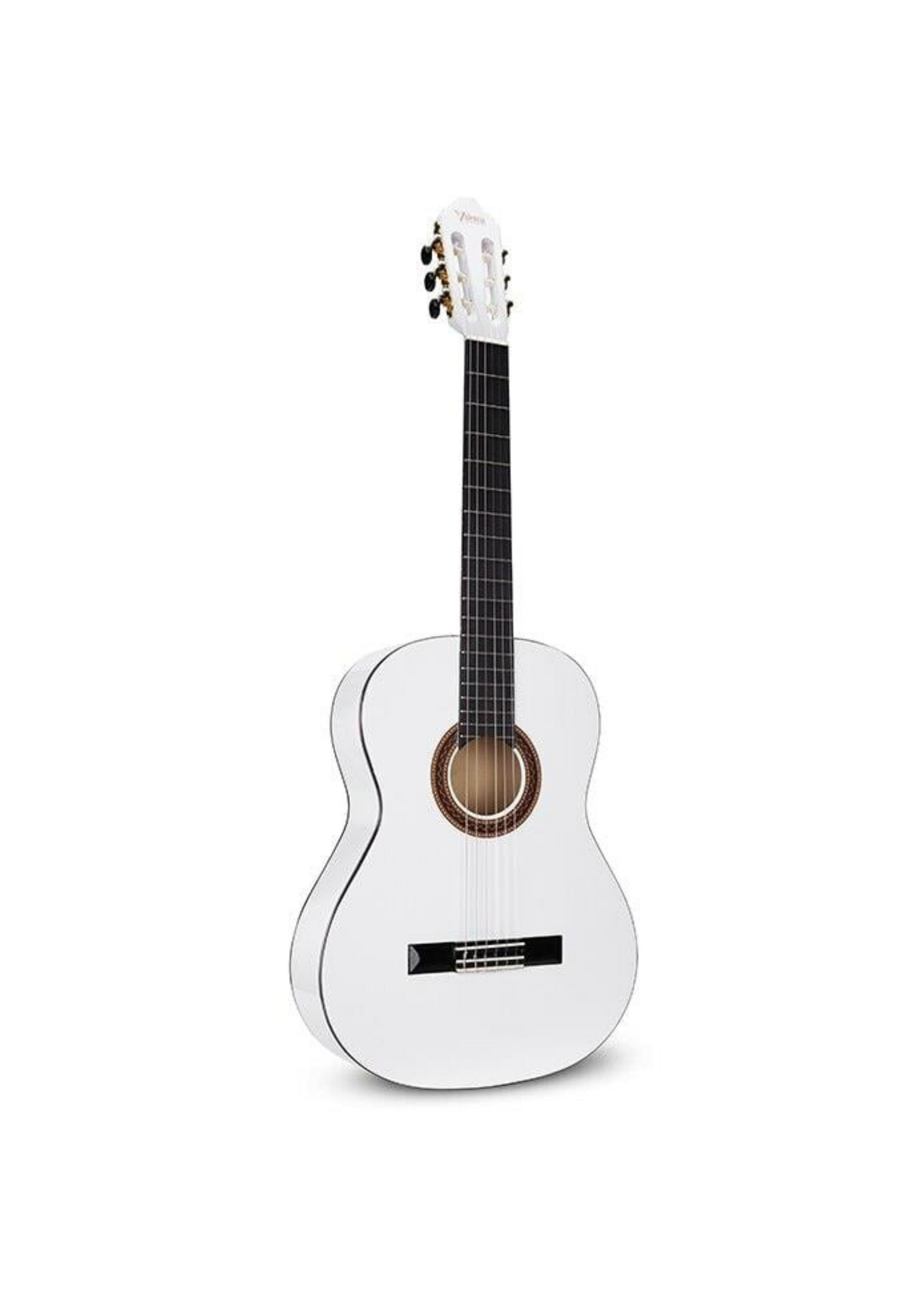 Valencia Klasik Gitar – Beyaz Renkli, 3/4 Boy – Hafif ve Şık Tasarım