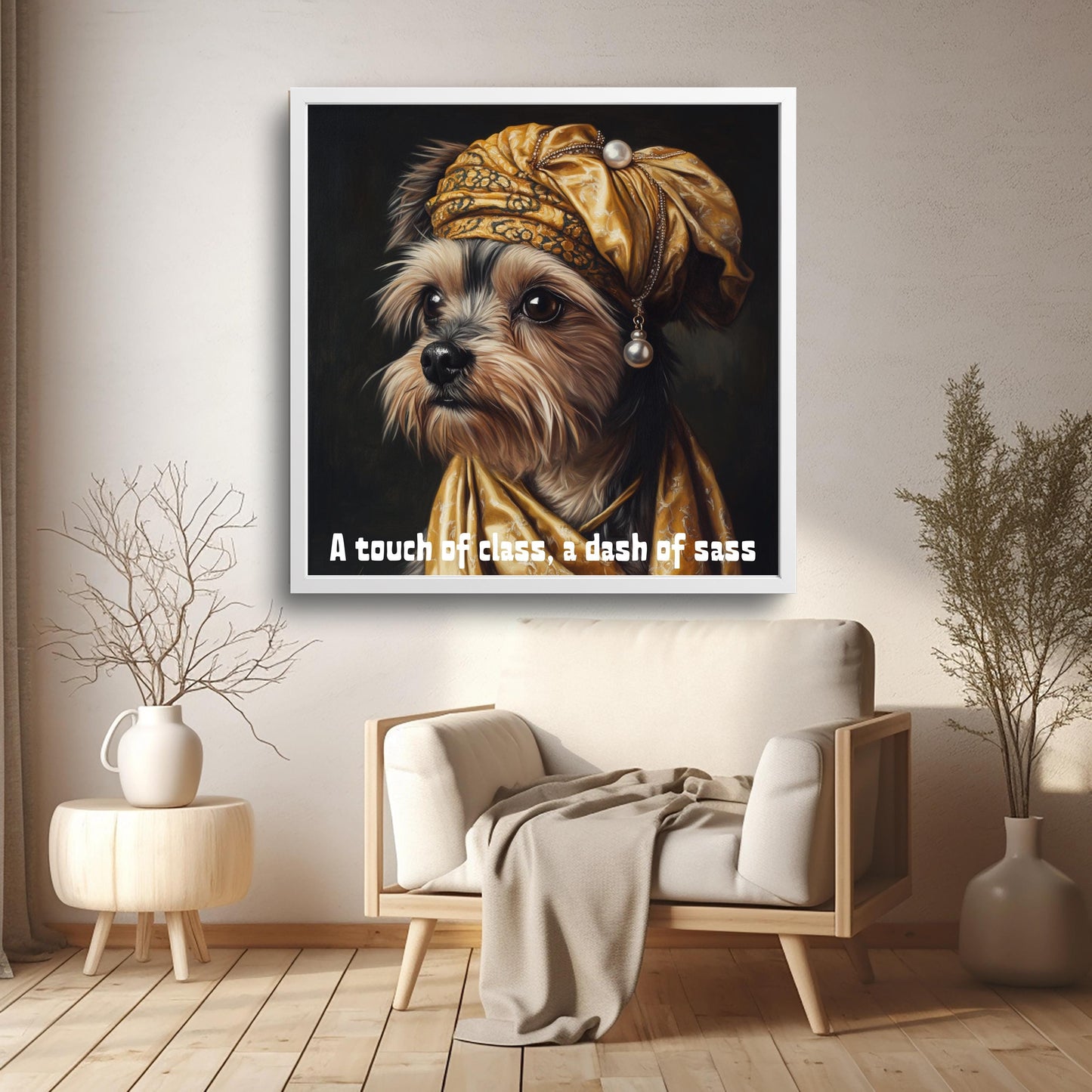 Evcil hayvan temalı hediye posteri