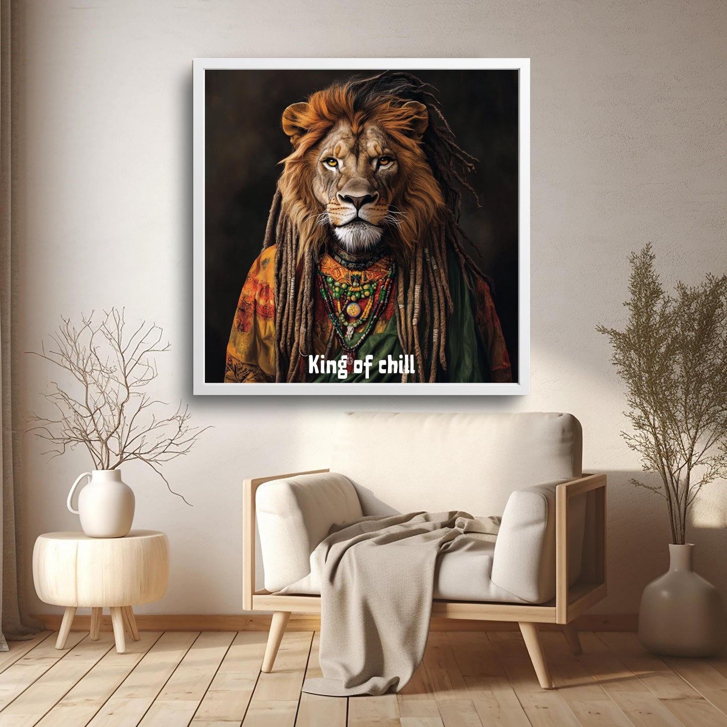 rasta stili dijital boho sanat eseri