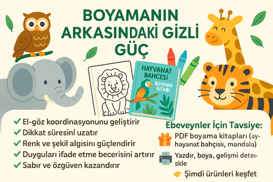 Boyama Sadece Eğlence Değil – Çocuğun Gelişimi İçin Gerçek Bir Araç