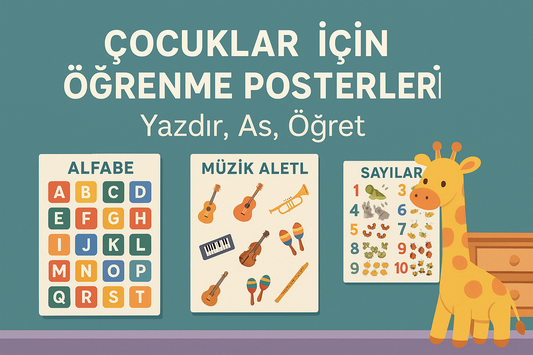 Dijital Öğrenme Posterleri – Bilgiyi Görselleştir, Öğrenmeyi Kolaylaştır