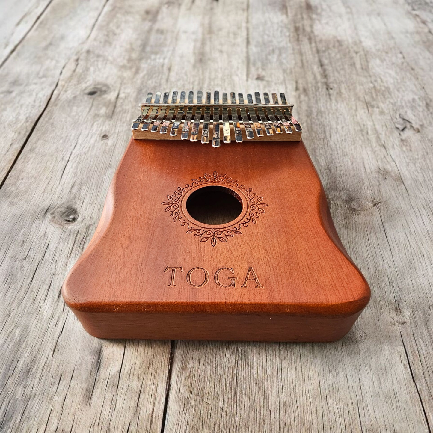 TOGA Kalimba | Doğal Ahşap | 17 Tuşlu Müzik Enstrümanı