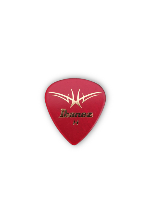 Ibanez kırmızı tribal desenli H gitar penası


