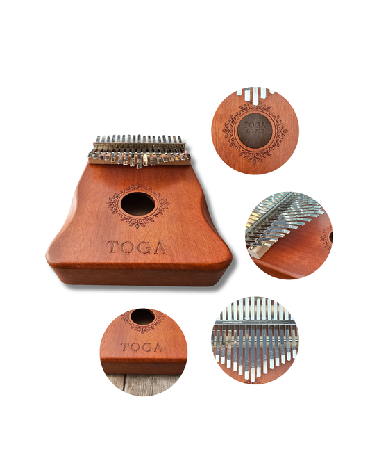 TOGA Kalimba | Doğal Ahşap | 17 Tuşlu Müzik Enstrümanı