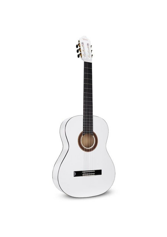 Valencia Klasik Gitar – Beyaz Renkli, 3/4 Boy – Hafif ve Şık Tasarım