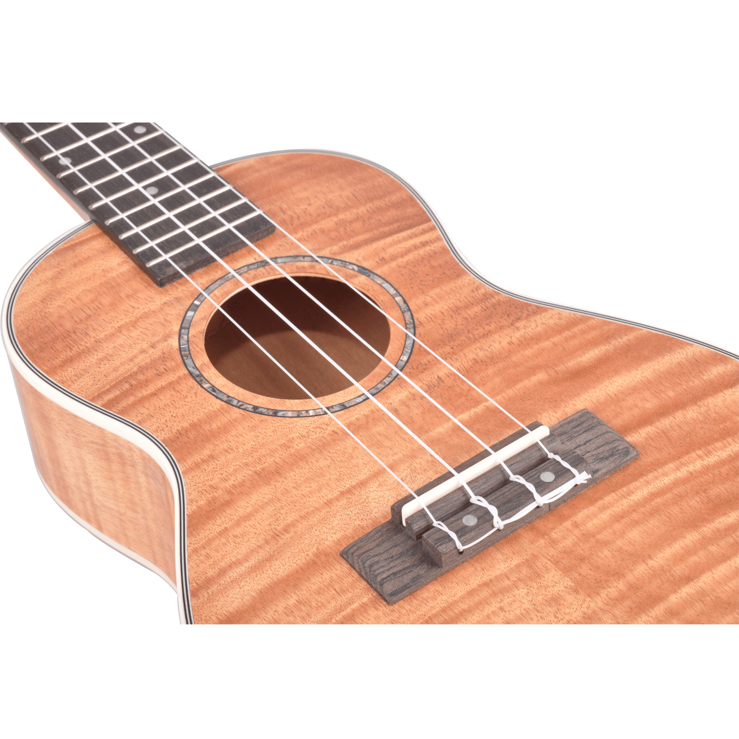 Cremonia concert ukulele – doğal ahşap, klasik ses deliği

