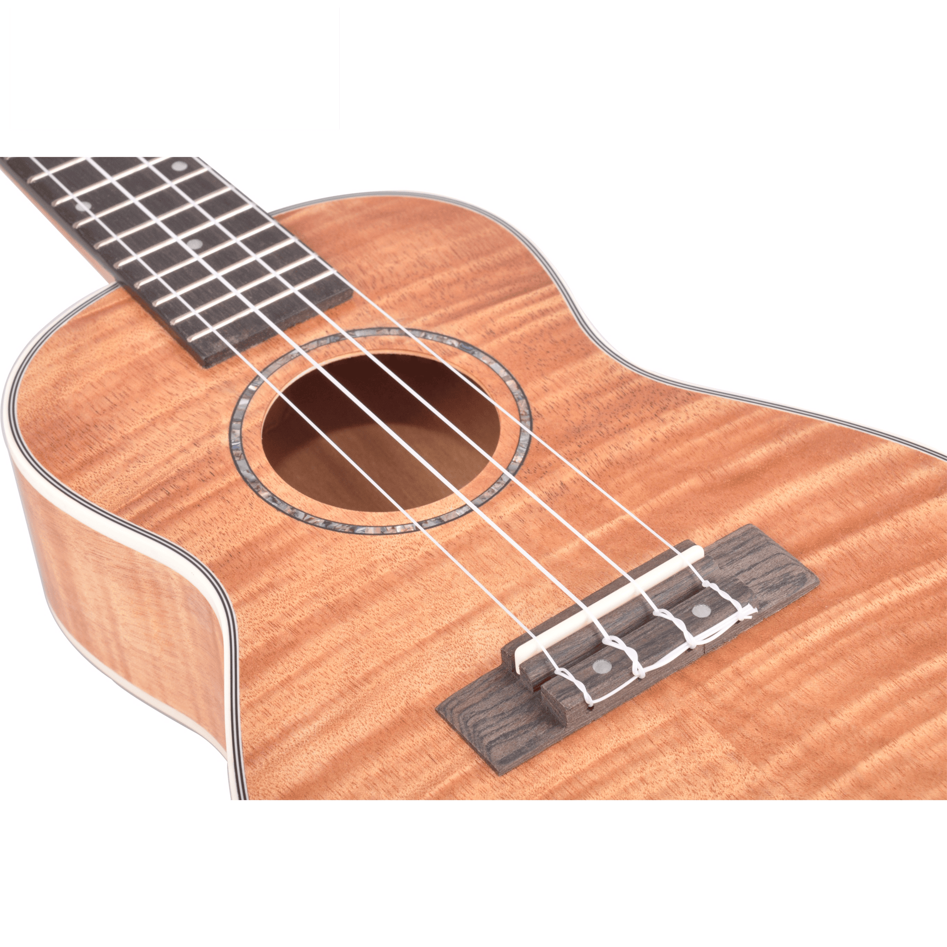 Cremonia concert ukulele – doğal ahşap, klasik ses deliği

